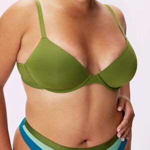 Parade Dream Lined T-Shirt Bra Vine Green Size 38DD